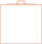 RIGID HANDLE WITH SIDE GUSSET