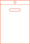 BLOCK BAG+PUNCH OUT HANDLE+1 HOLE