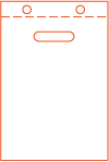 BLOCK BAG+PUNCH OUT HANDLE+2 HOLE